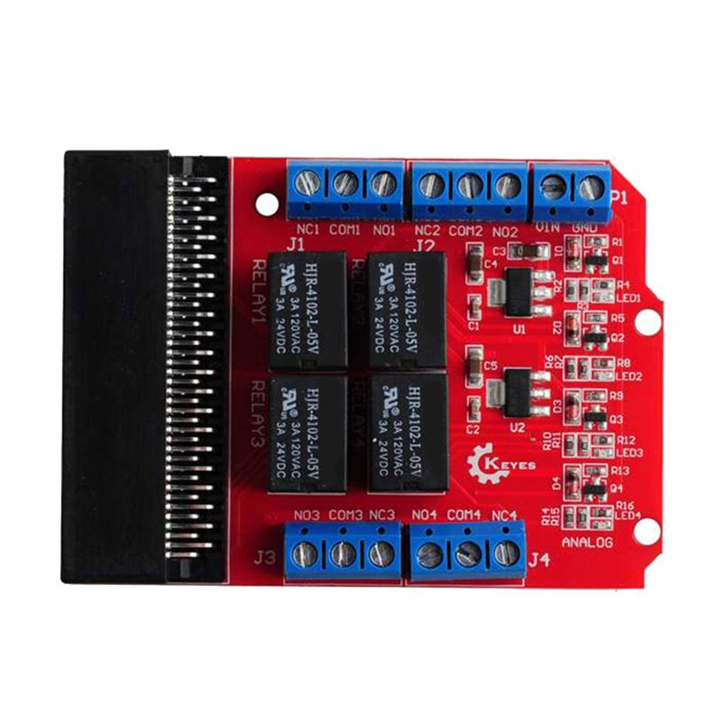 Kids Education Channel - TCE Microbit 4 Kanal Röle Modülü