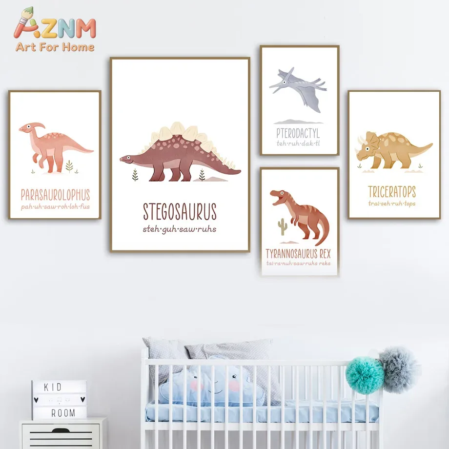 AZNM Sevimli Suluboya Dinozor  - Kids Education Name incelemesi ve fiyatı