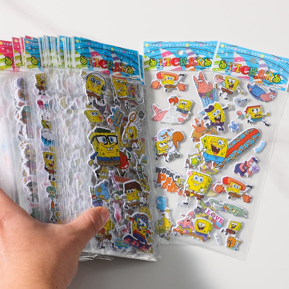 12'li Paket Sünger Bob 3D Çıka - Kids First Education incelemesi ve fiyatı