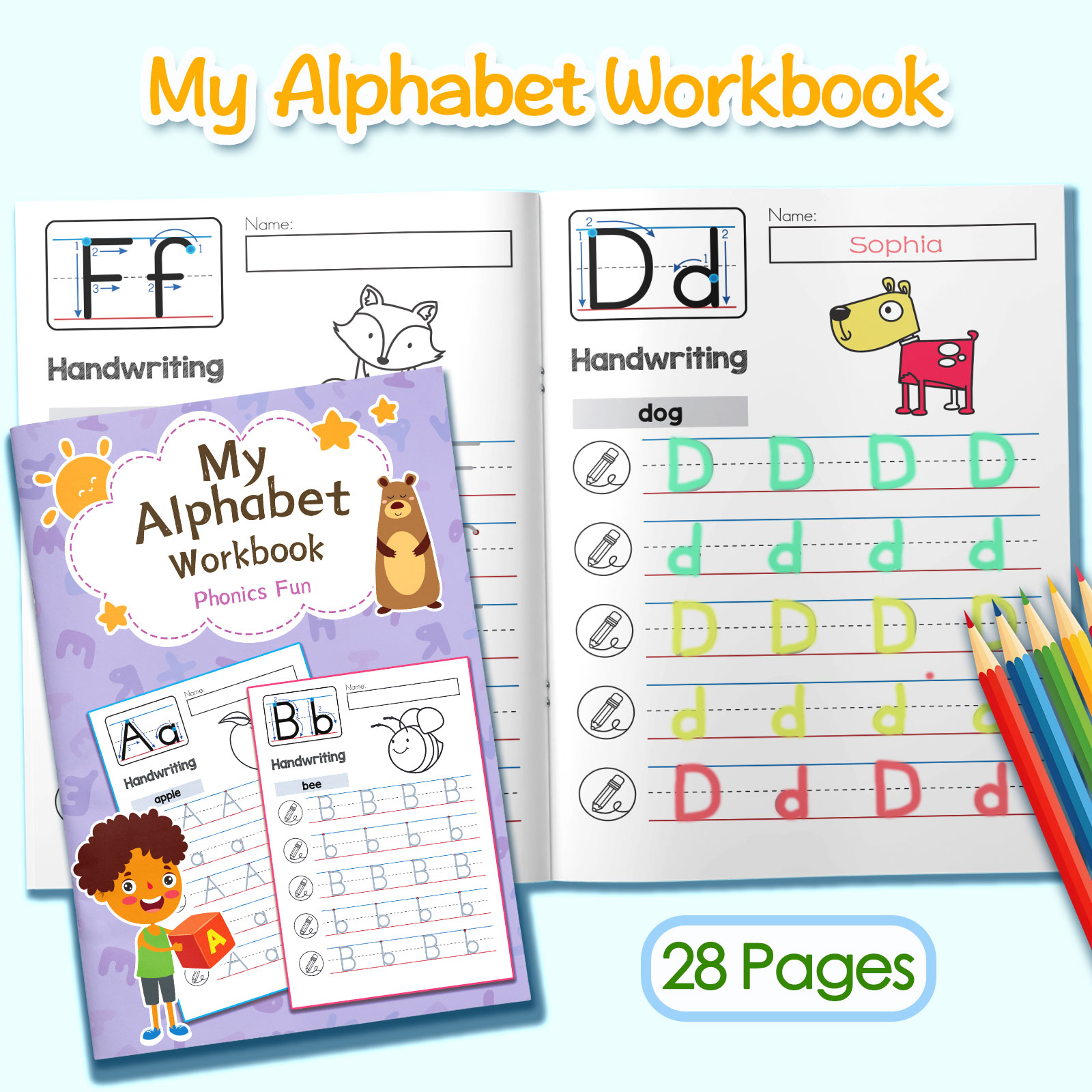 Çocuklar İçin Alfabe Kelimeler - Kids Education Activities incelemesi ve fiyatı